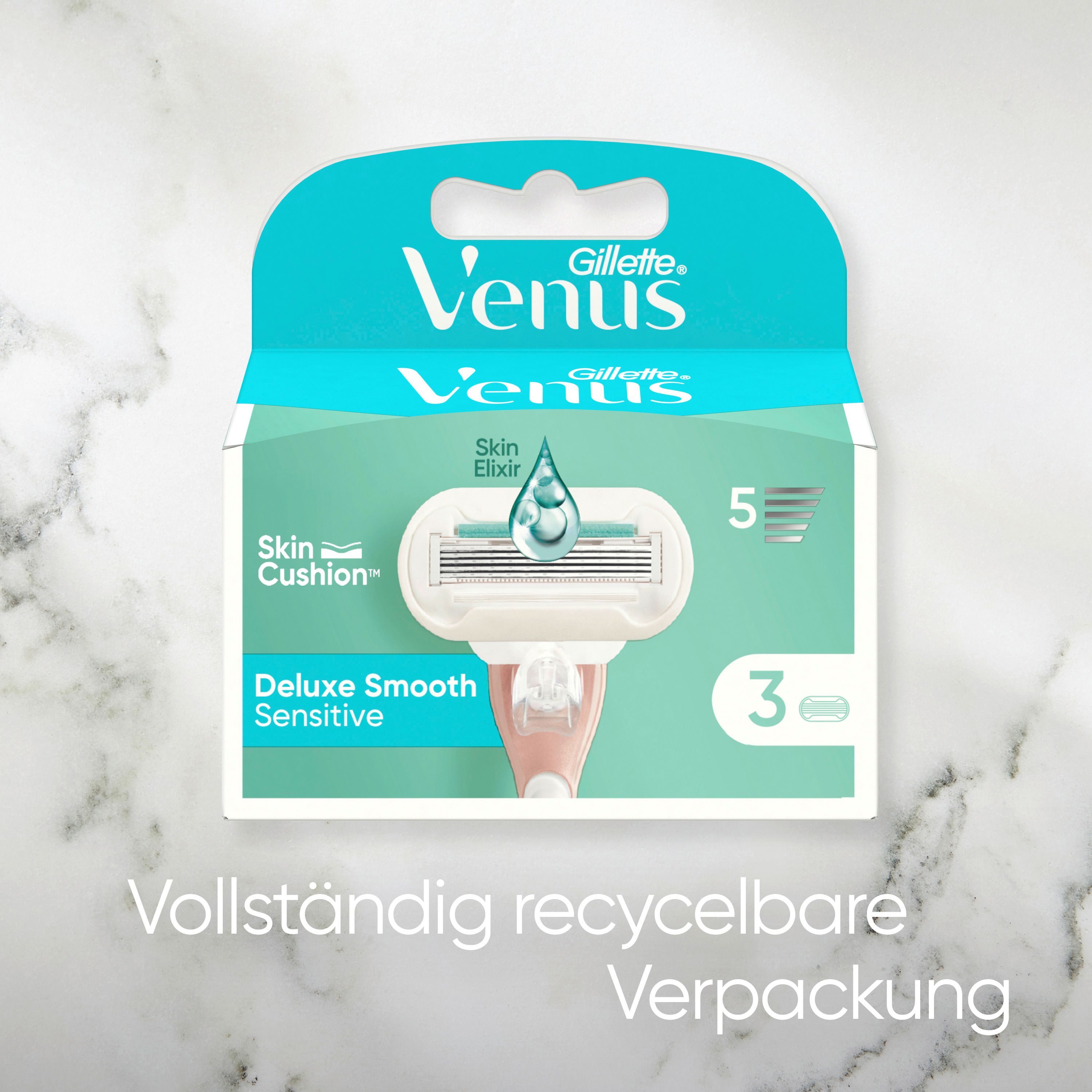 Gillette Venus - Rasierklingen 'Deluxe Smooth Sensitive' 8 St Sonstige