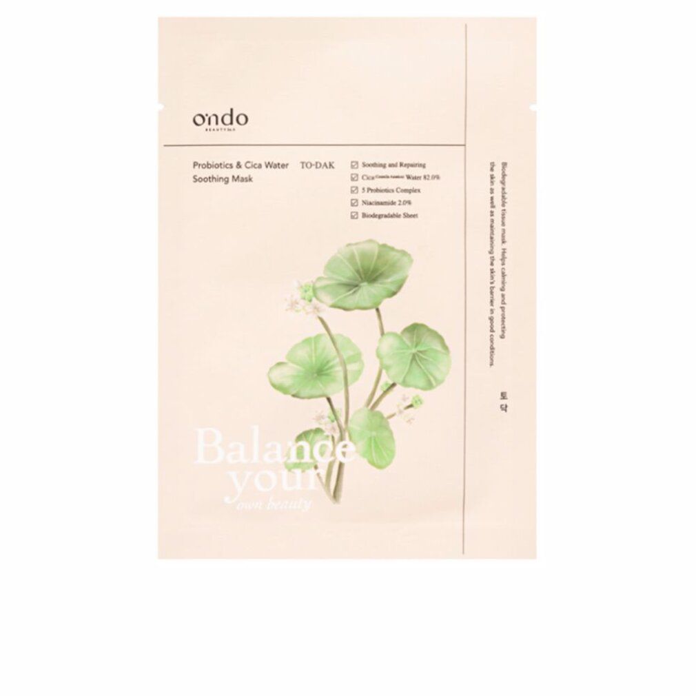 ONDO Probiotics & Cica Water Soothing Mask To-Dak