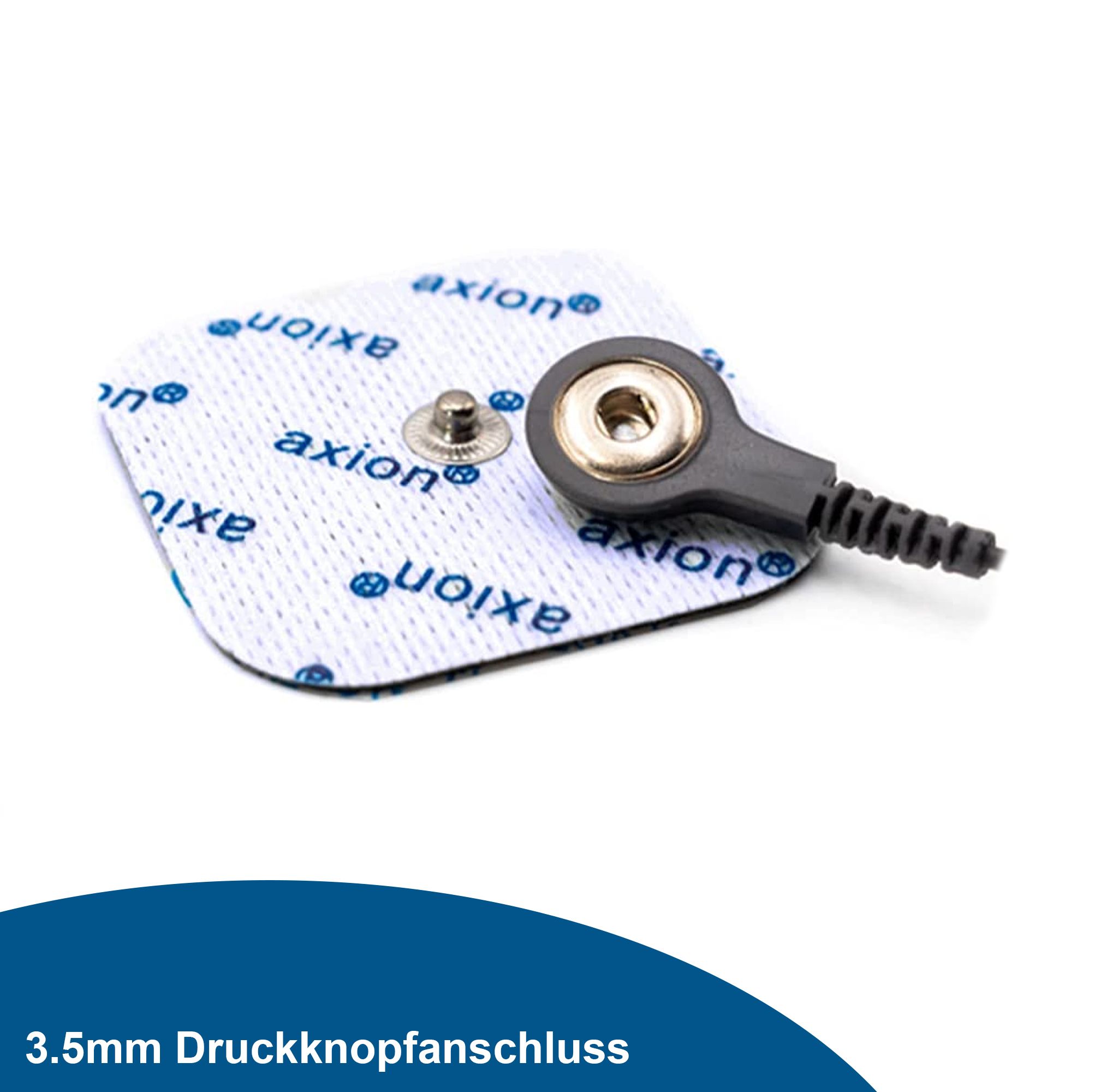 axion® selbstklebende Elektrodenpads 5x5 cm – passend zu Sanitas, Beurer, etc.