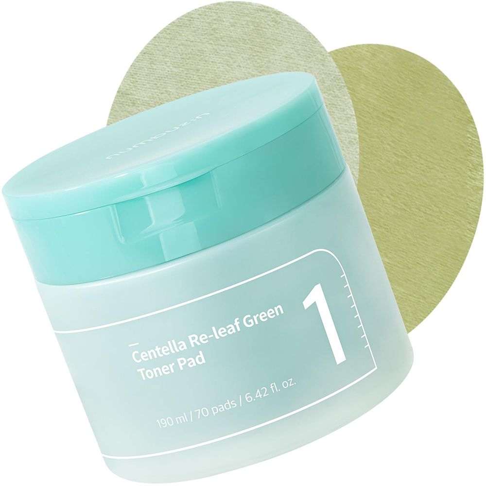 NUMBUZIN No.1 Centella Re-leaf Green Face Toner Pads