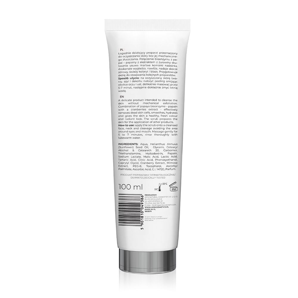 APIS CRANBERRY VITALITY, Enzym-Gesichtspeeling mit Cranberry