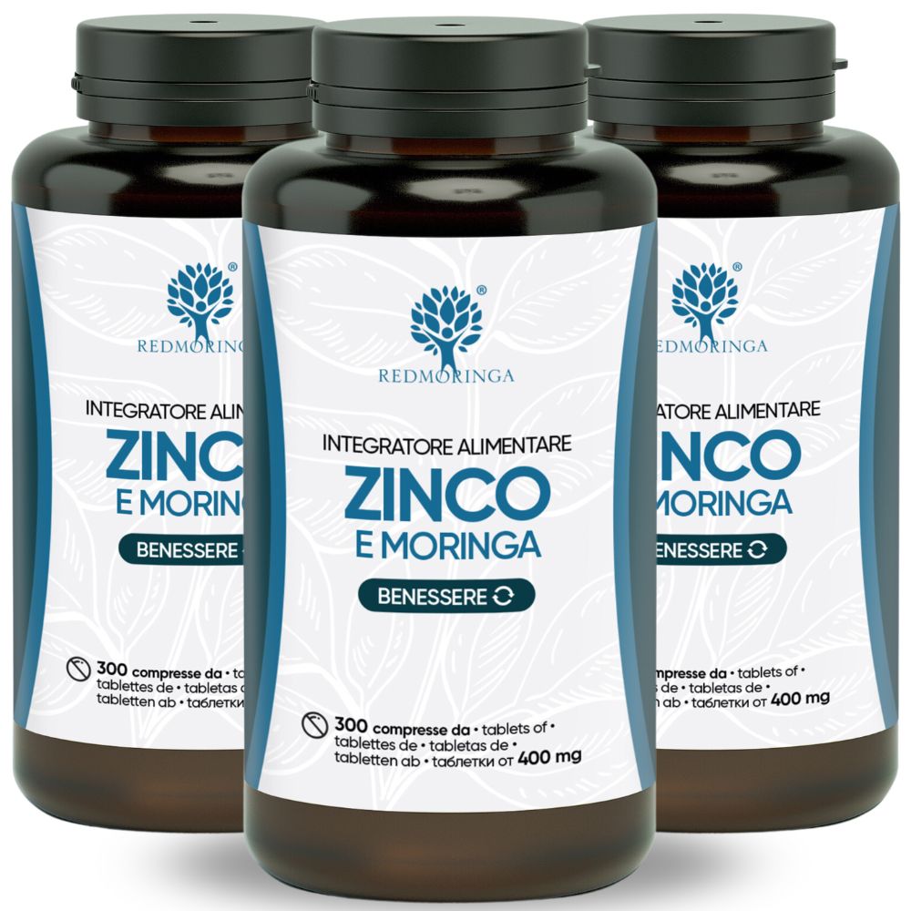RedMoringa ZINCO 900 Compresse Vegane
