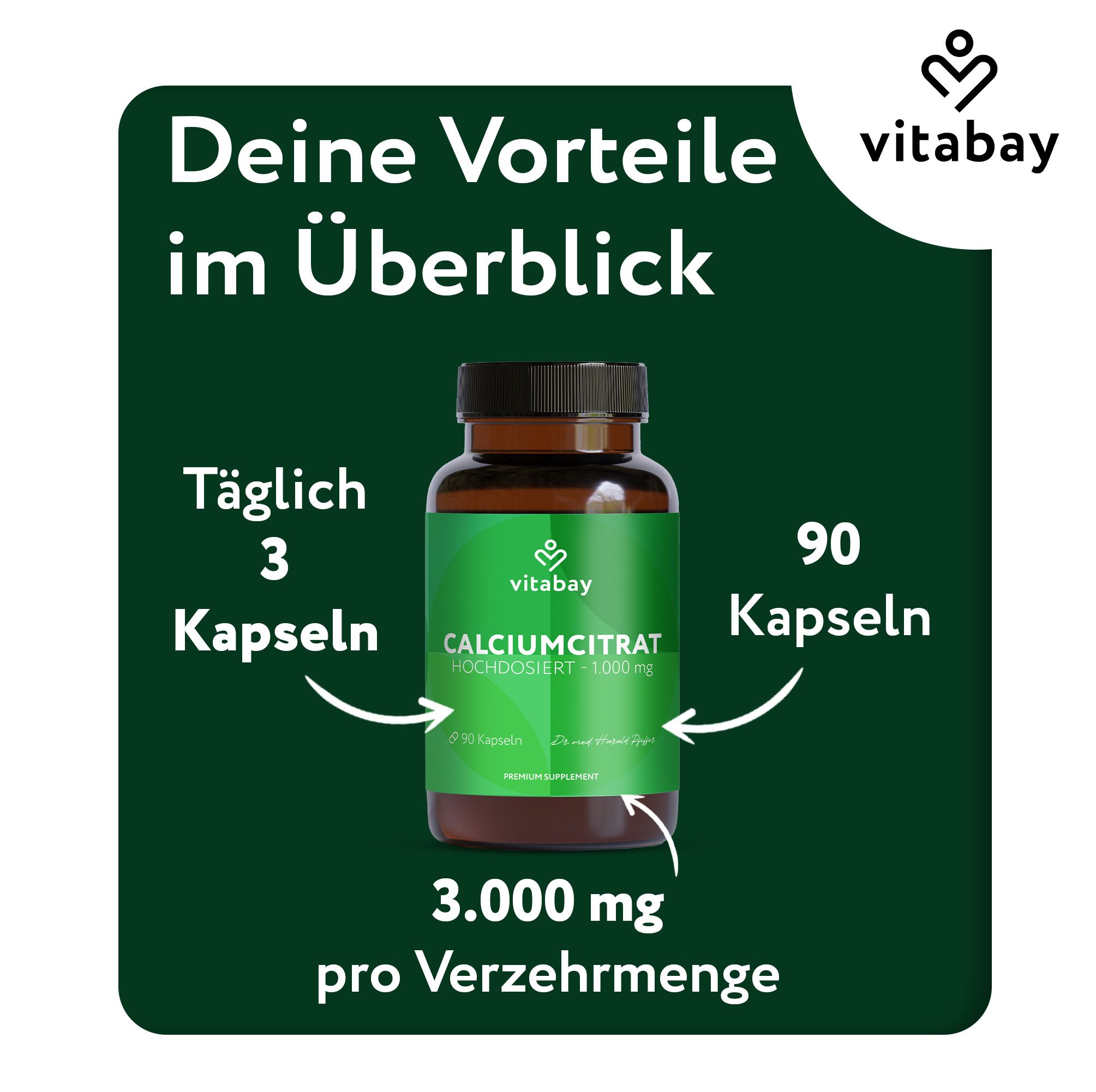 Gründer Vitabay mit Produkten, medizinische Erfahrung, familiäre Werte.