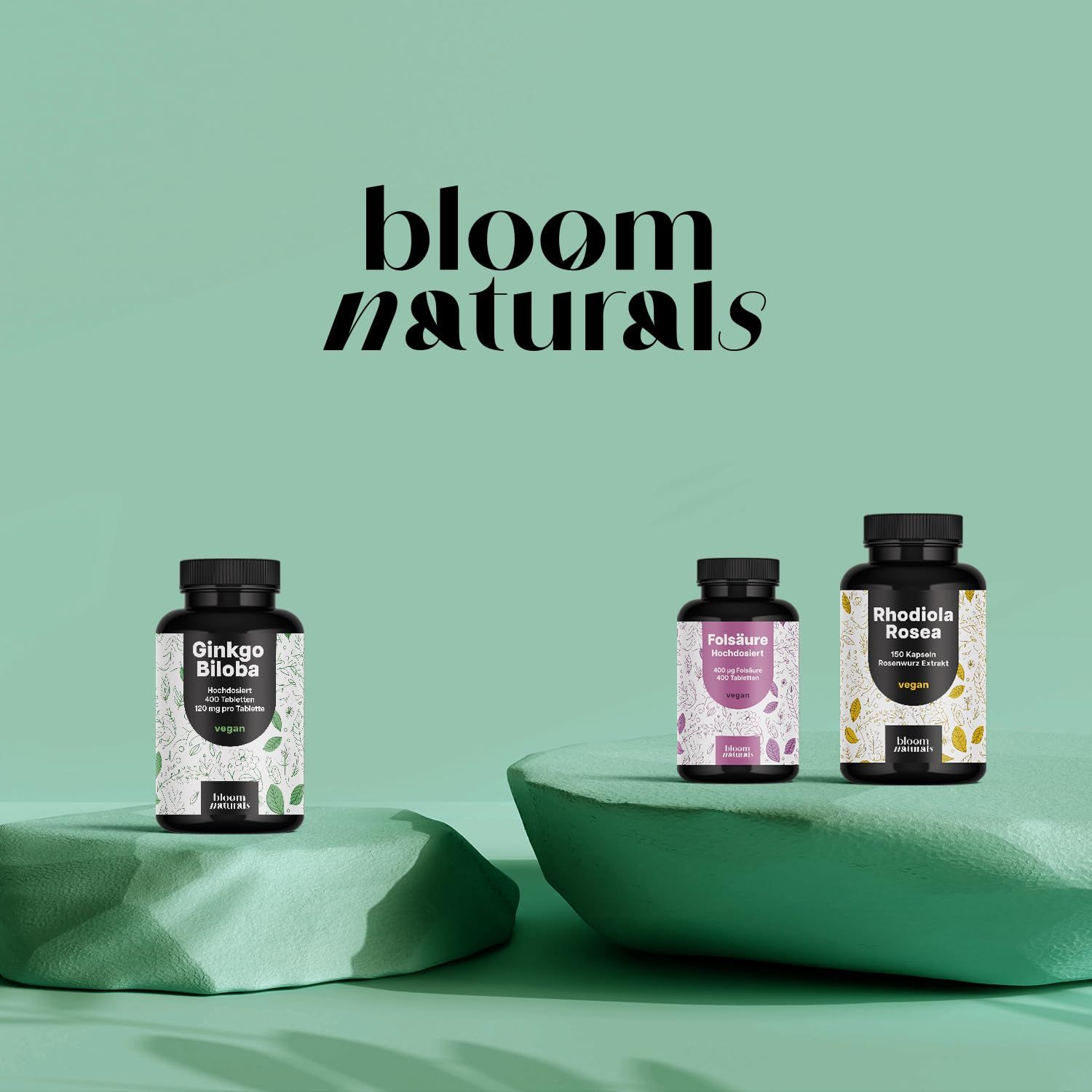 Bloom Naturals Ginkgo Biloba Tabletten