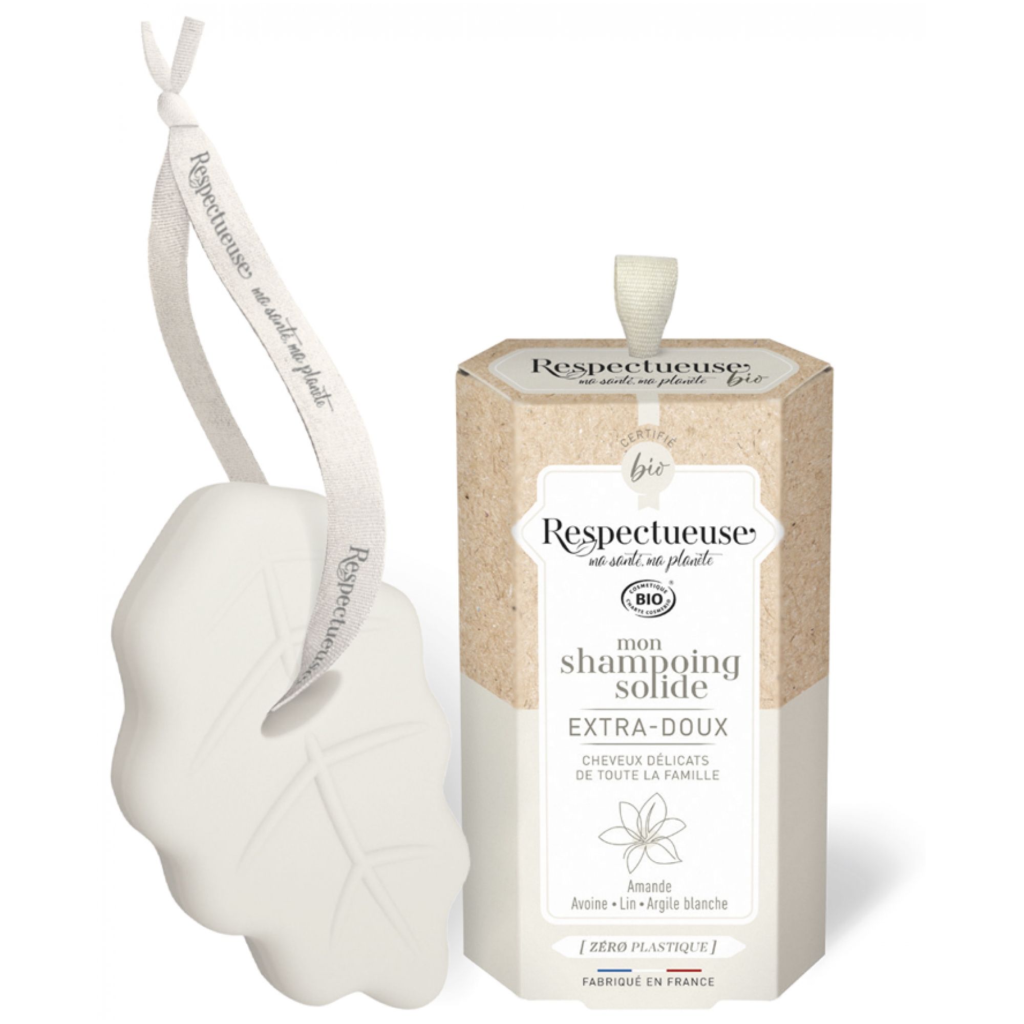 Respectueuse My Organic Extra-Gentle Solid Shampoo 12x8x3 cm