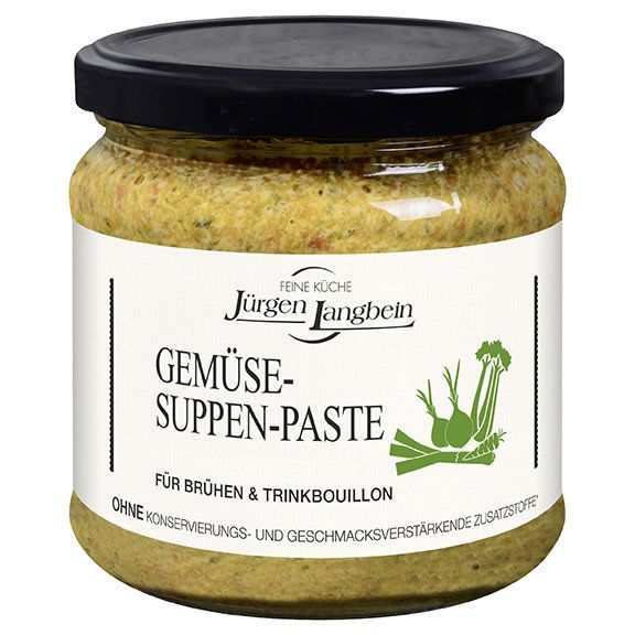 Jürgen Langbein Gemüse-Suppen-Paste, im Glas