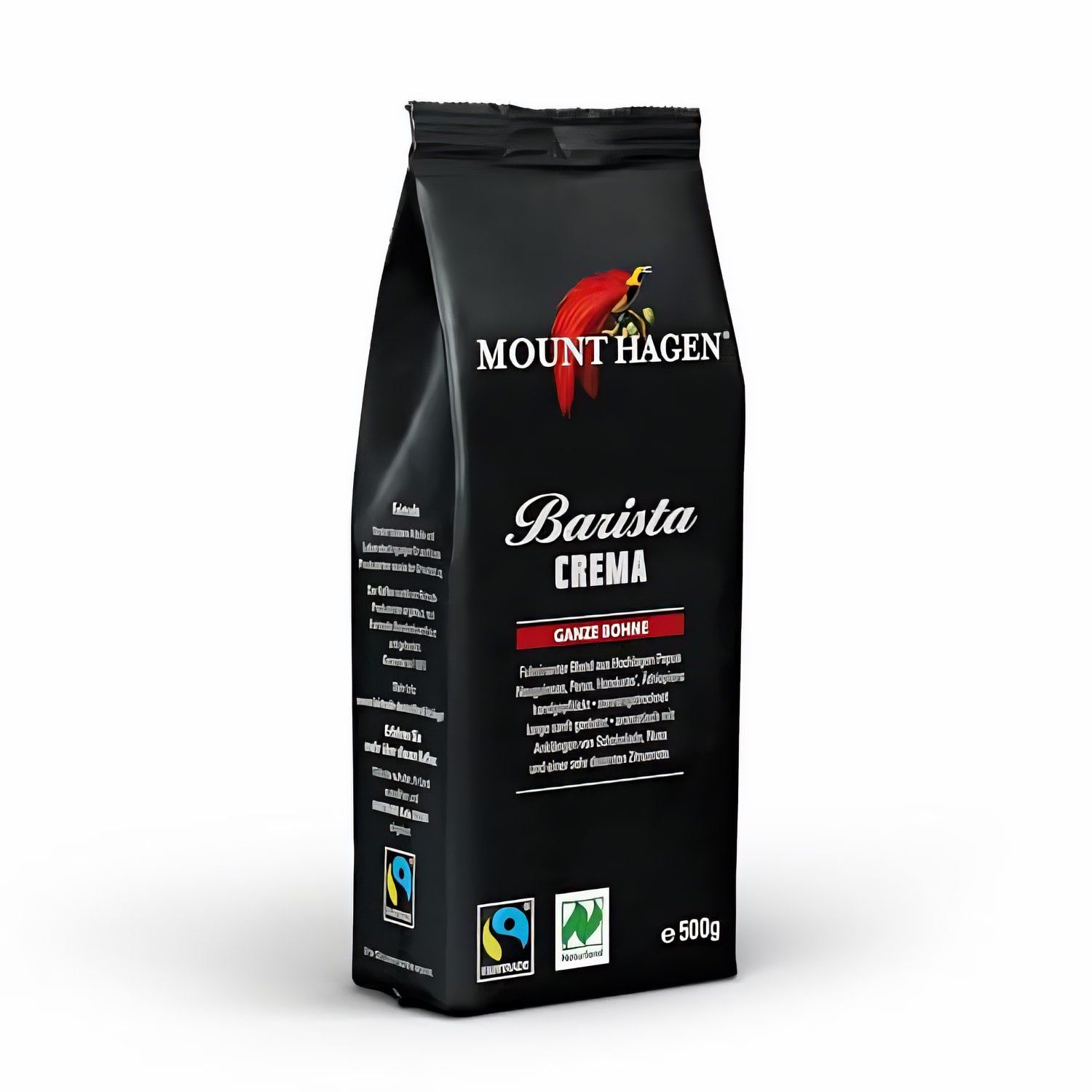 Mount Hagen bio & fair Barista Crema, ganze Bohne, 500 g