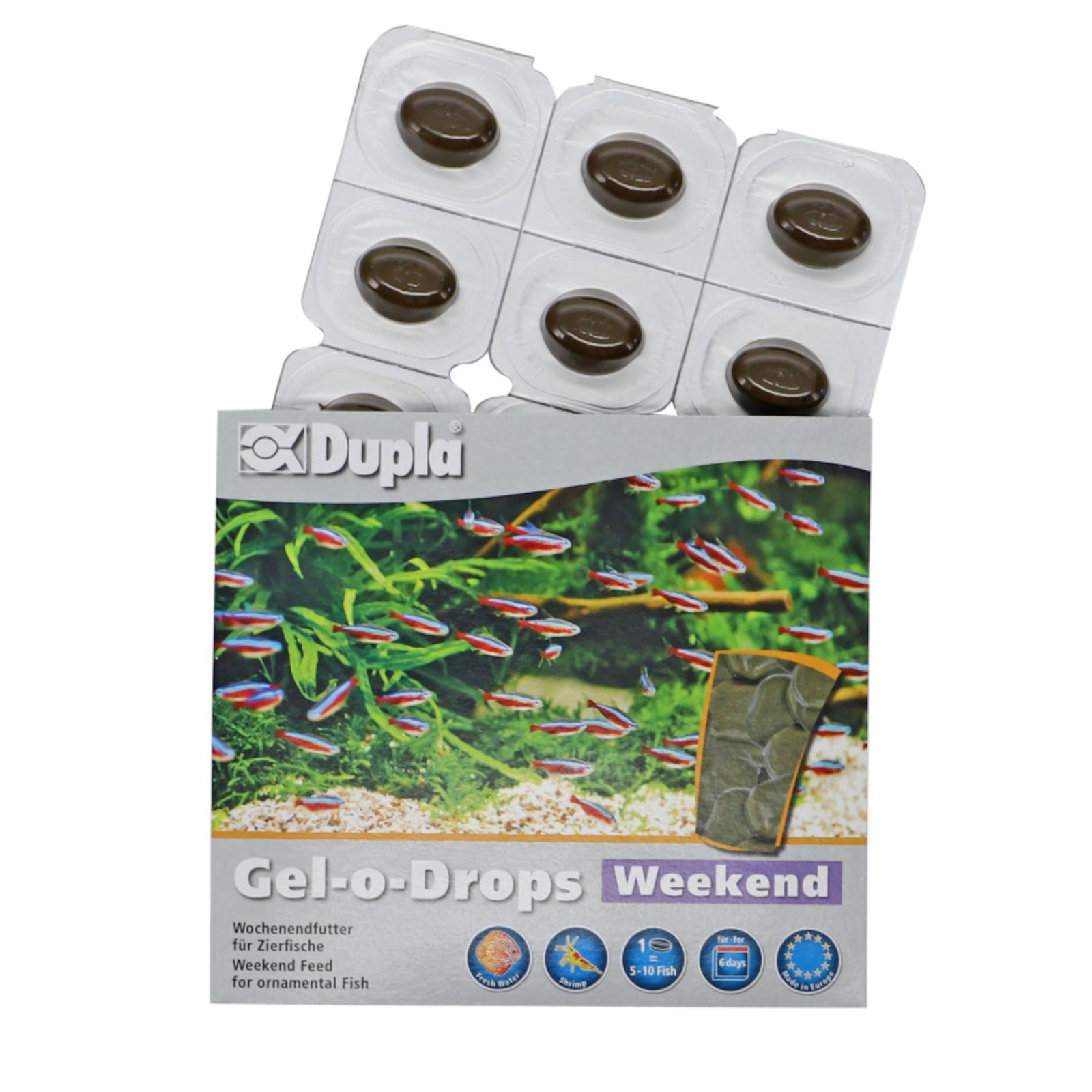 Dupla Zierfischfutter Gel-o-Drops Weekend