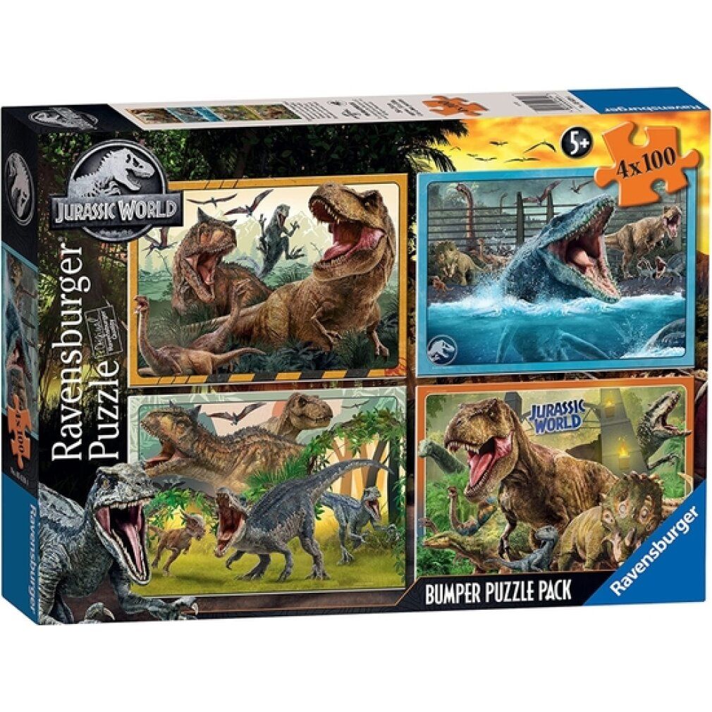 Jurassic World Puzzle 4x
