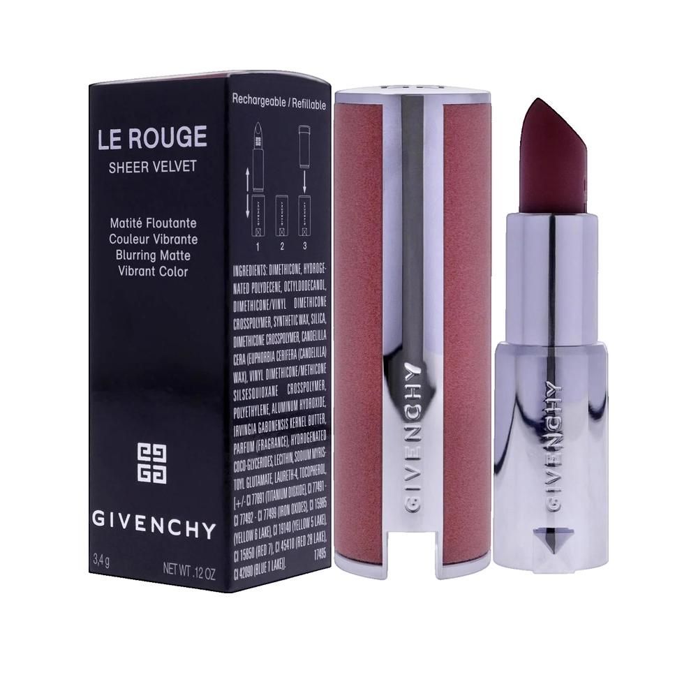 Givenchy Le Rouge Sheer Velvet Matte Nachfüllbarer Lippenstift 1 g Stifte