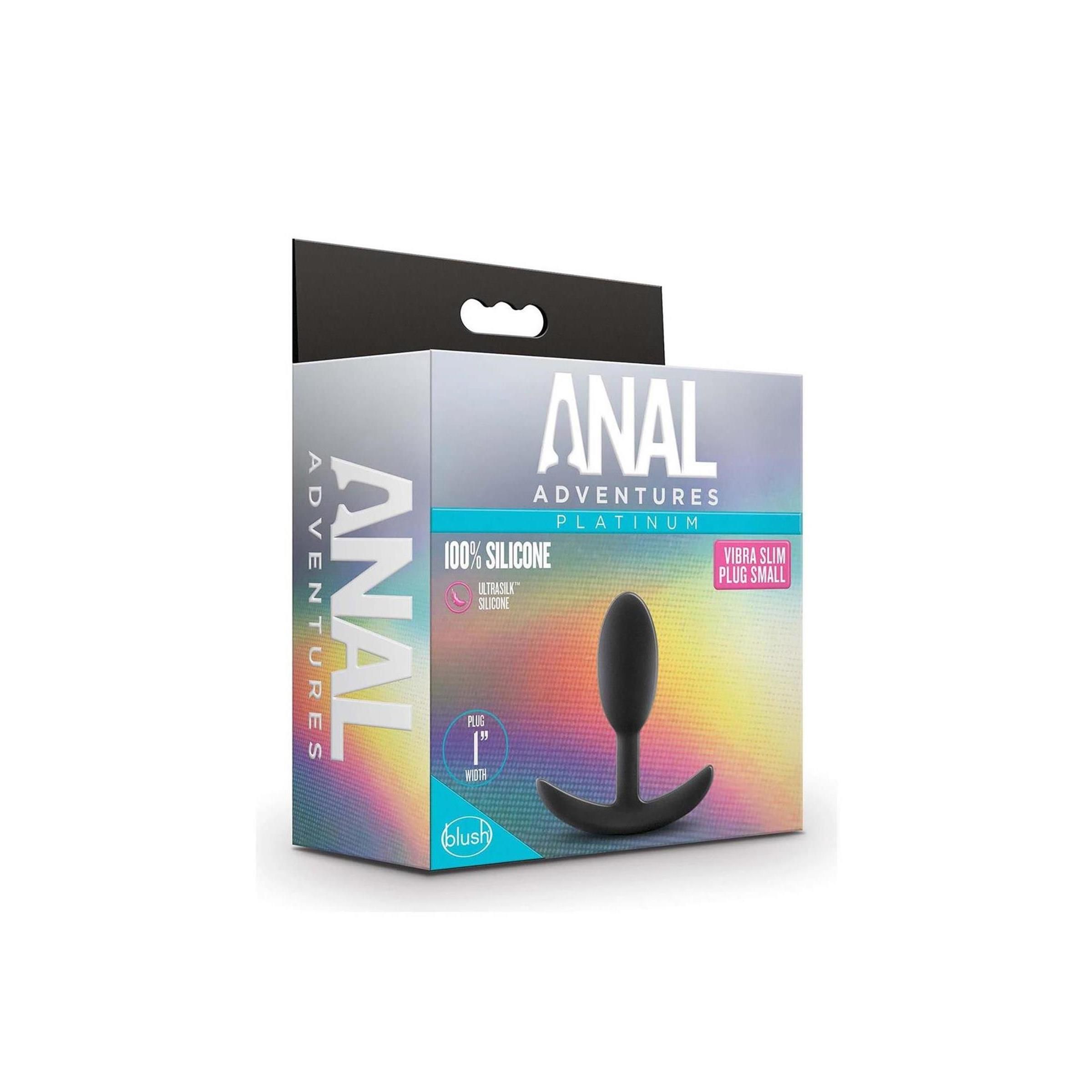 Blush - ANAL ADVENTURES PLATINUM VIBRA SLIM Plug