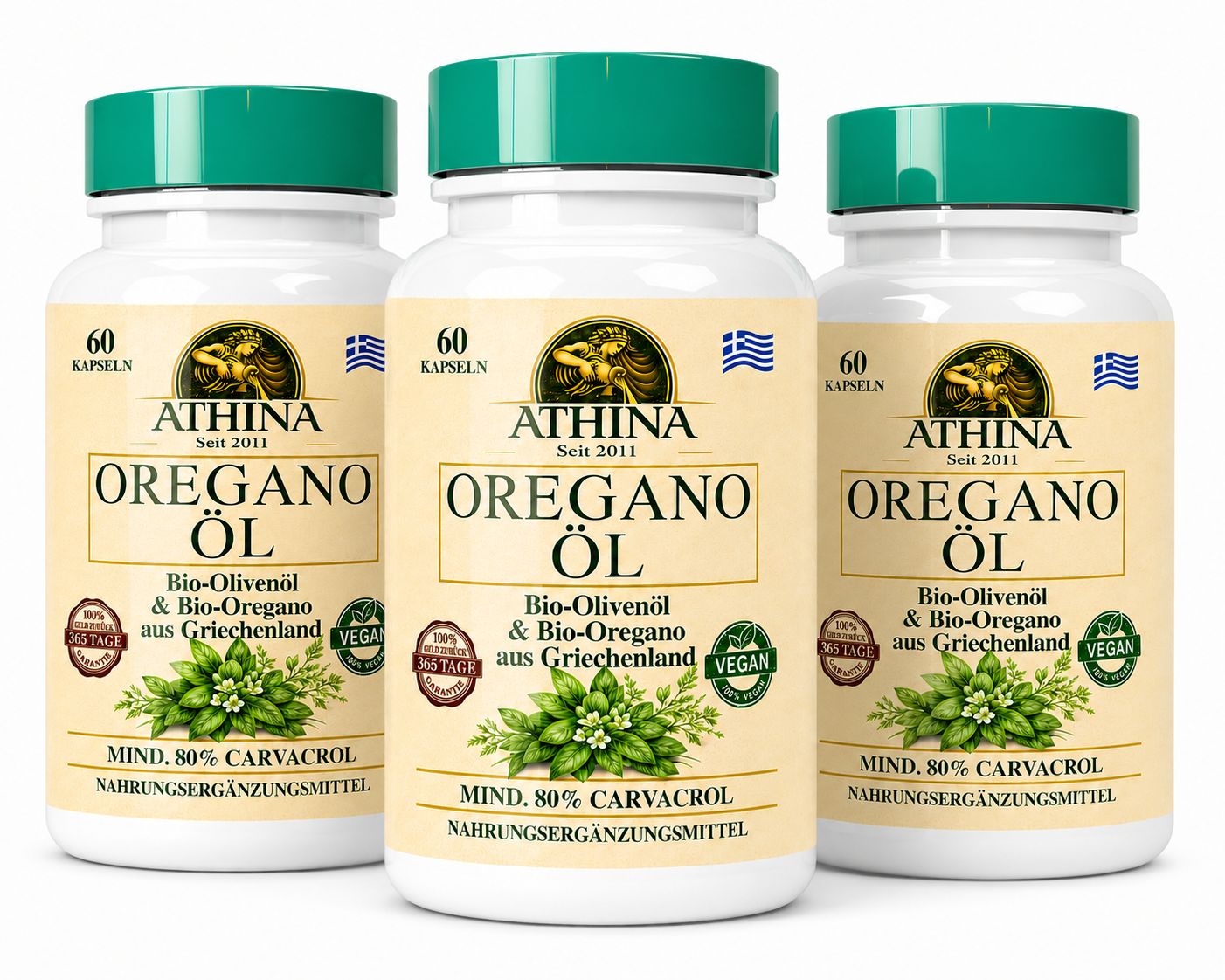 Athina® Oregano Öl Vegan - Bio 180 St