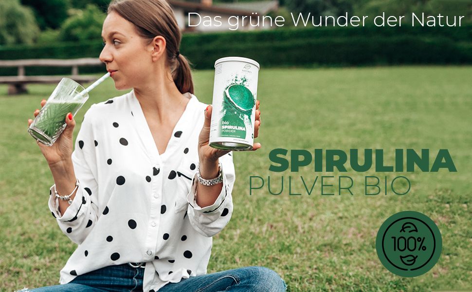 Nature's Finest Spirulina Pulver Bio