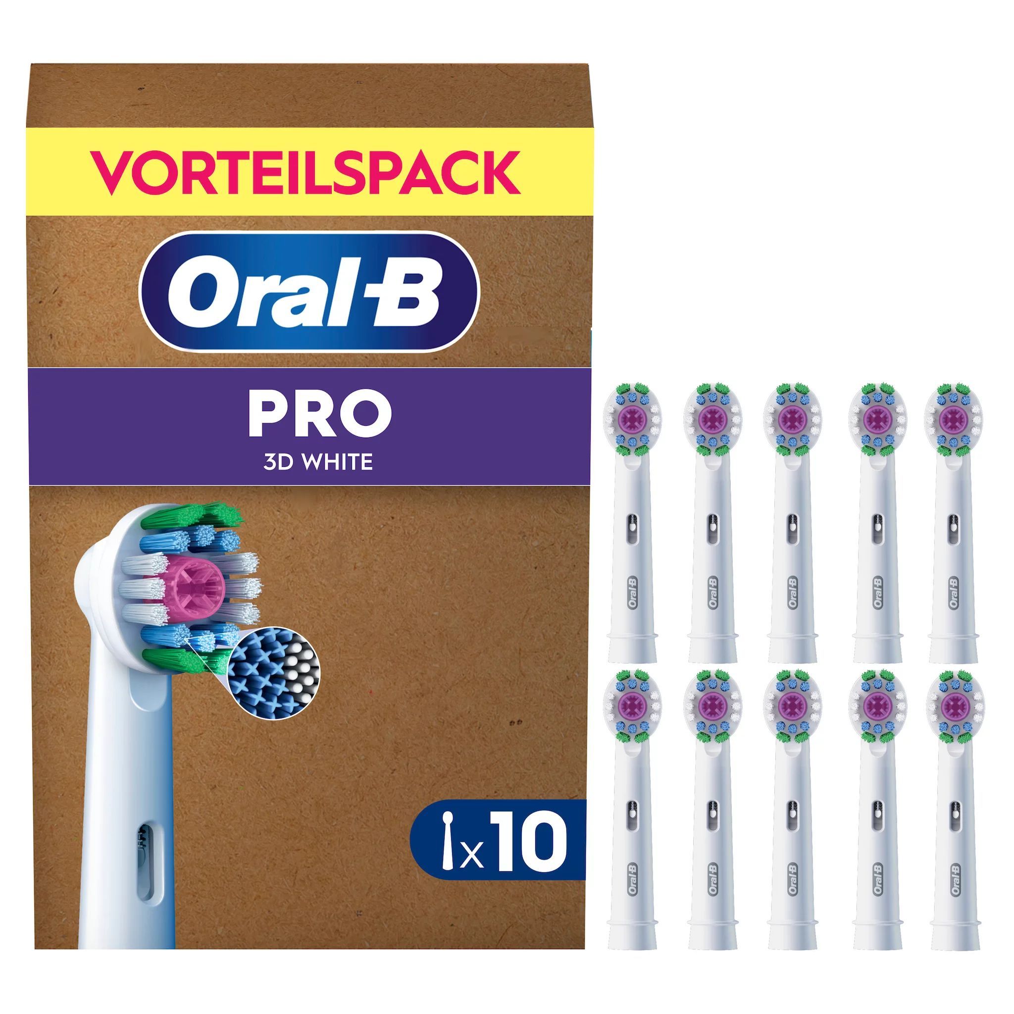 Oral-B Aufsteckbürsten Pro 3D White 10er FFU 10 St