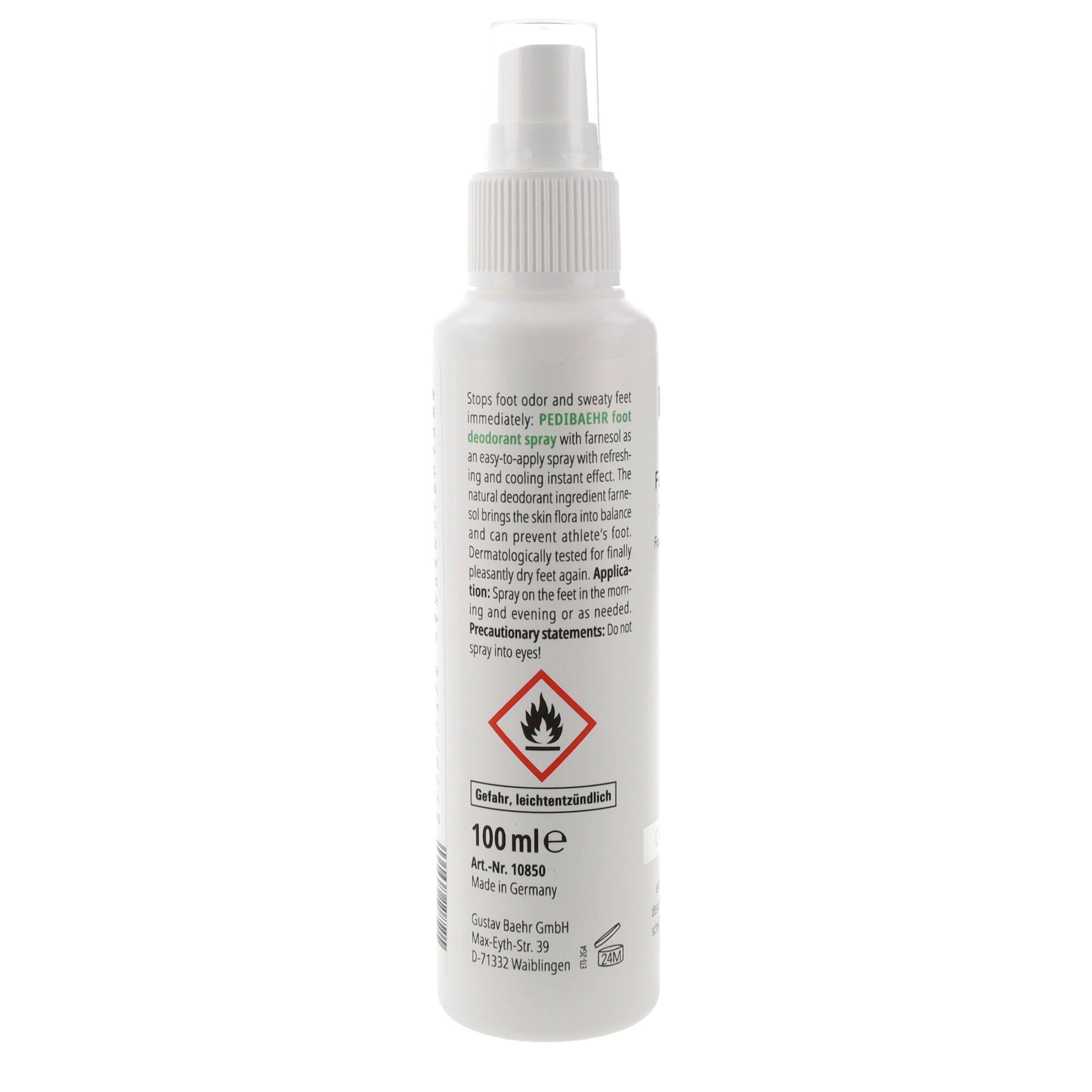 Pedibaehr Fußdeospray mit Farnesol