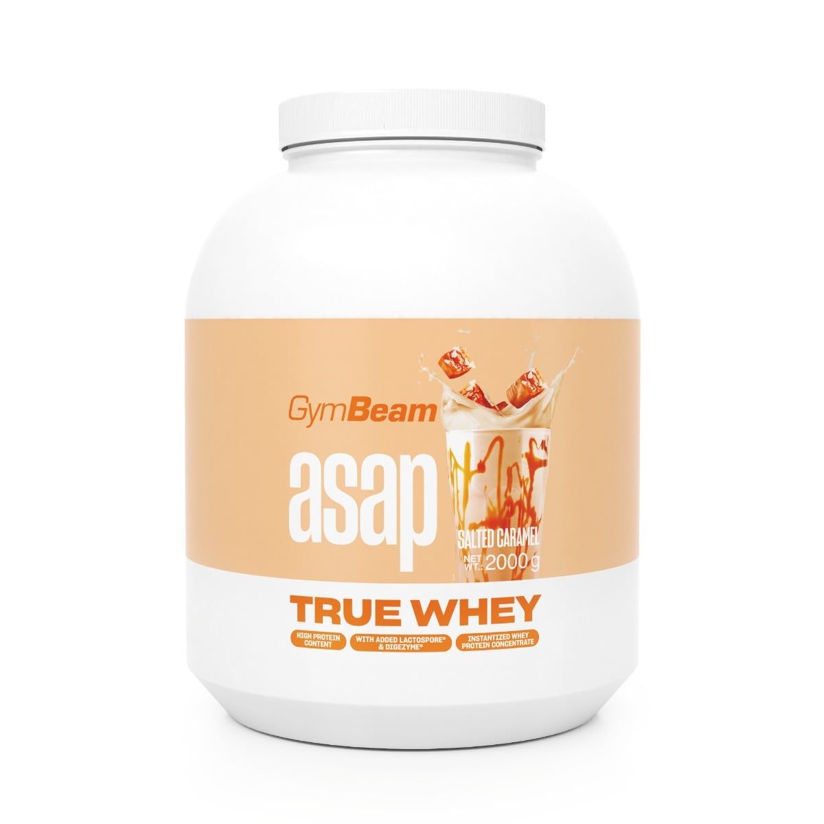 GymBeam True Whey Molkenprotein-Konzentrat Pulver 2000 g