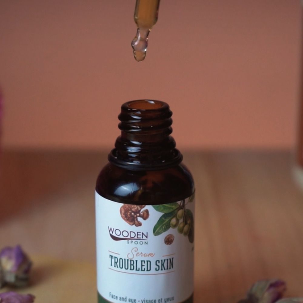 Wooden Spoon Serum für problematische Haut mit Tamanu- und Marulaöl WoodenSpoon