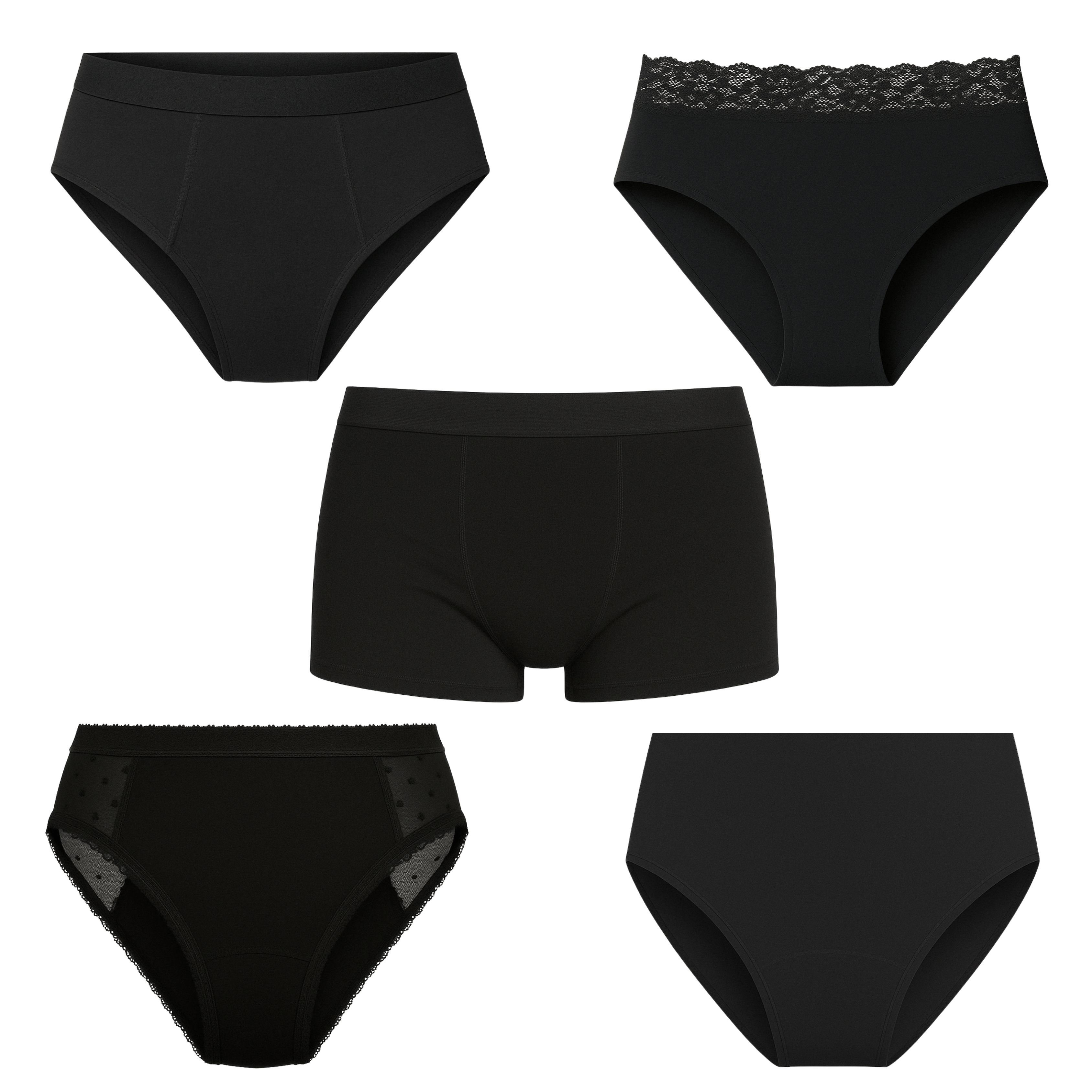 mymense Periodenunterwäsche Premium Package 5 St