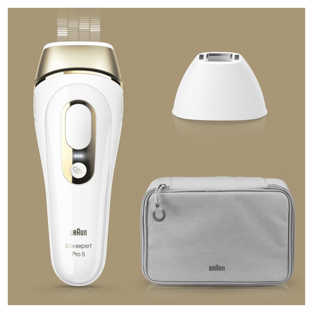 Braun - IPL System "Silk-expert Pro  IPL PL5117" in Weiß und Gold