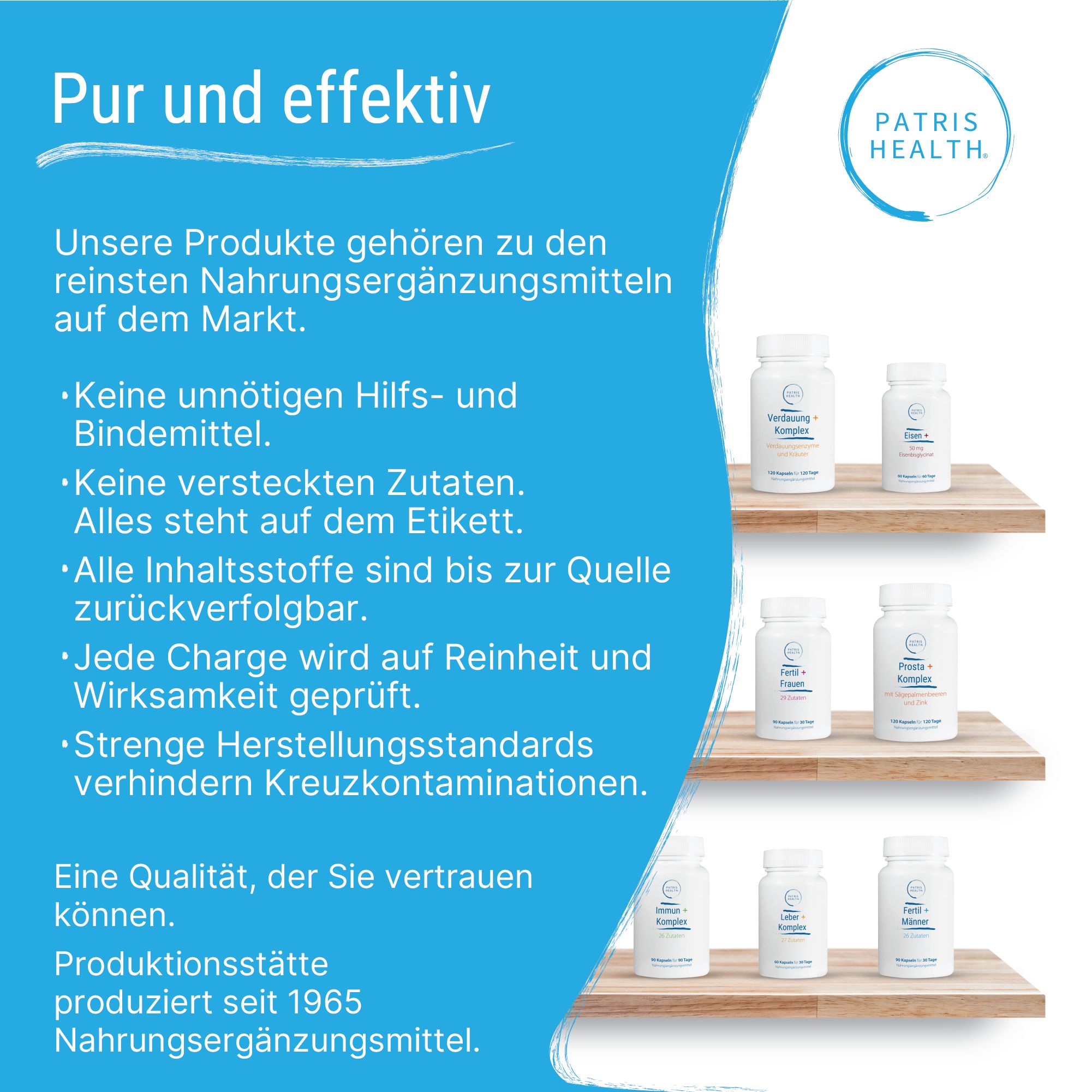 Patris Health® Fertil+ Männer