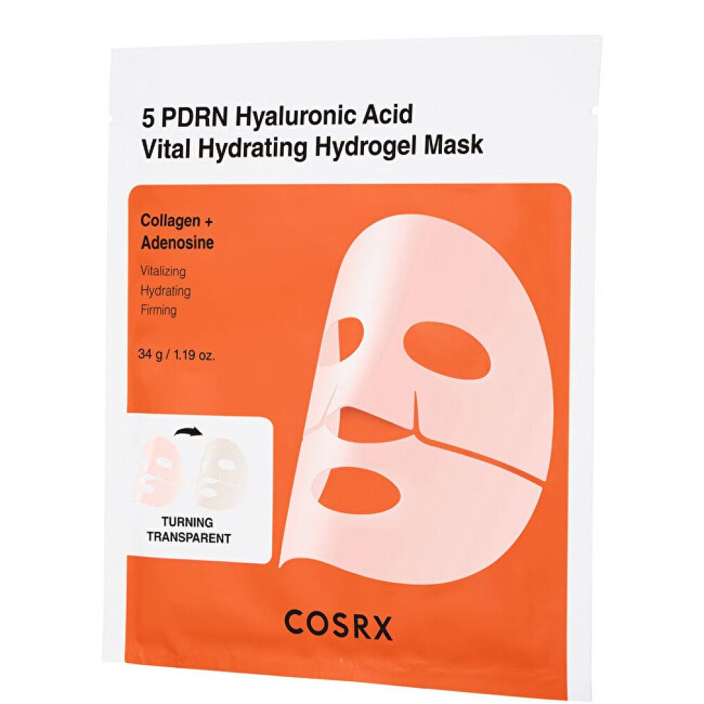 Cosrx 5 PDRN Hyaluronic Acid Vital Hydrating Mask Verpackung.
