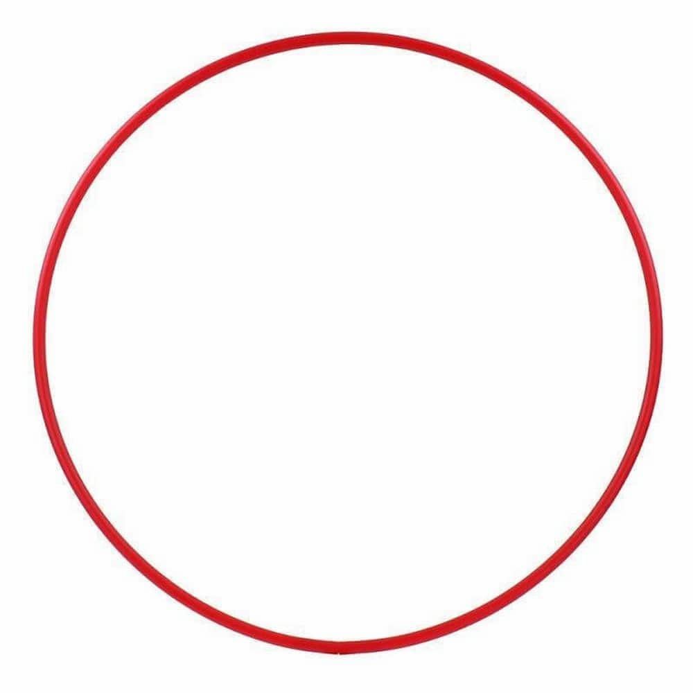 Hoopomania Kinder-Hula-Hoop ohne Deko- und Grip-Tape | Ø 80 cm Rot 1 St