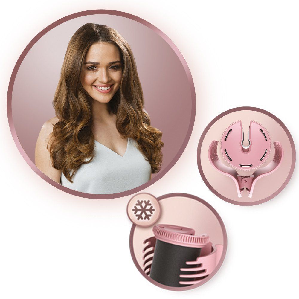 REMINGTON Lockenwickler H9100 PROluxe aufheizbar 20 Wickler 2 Größen OPTIheat