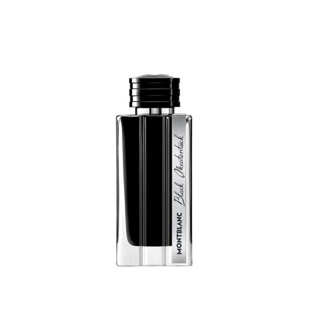 Montblanc Black Meisterstück EdP Flakon, Frontansicht.
