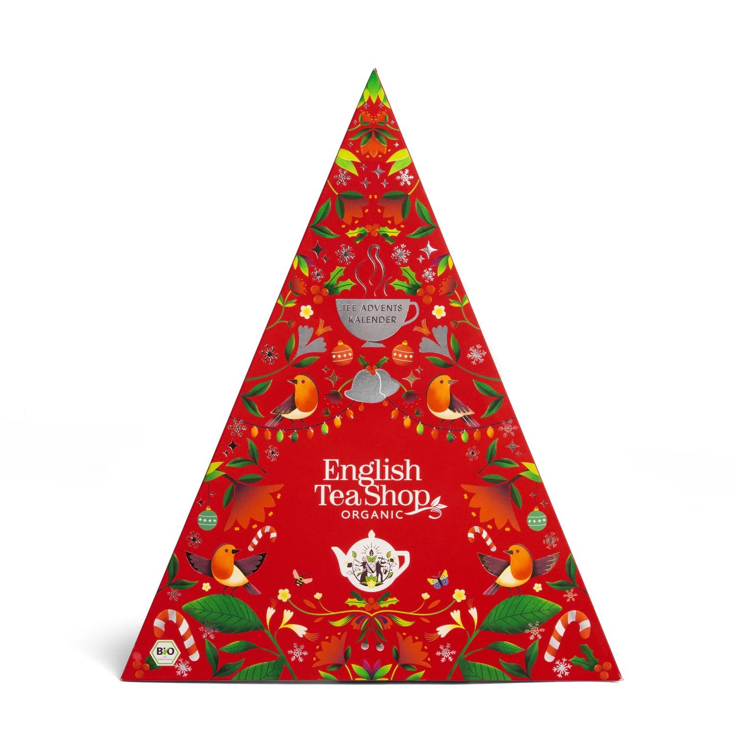 ETS - Tee Adventskalender Mosaik rot, bio