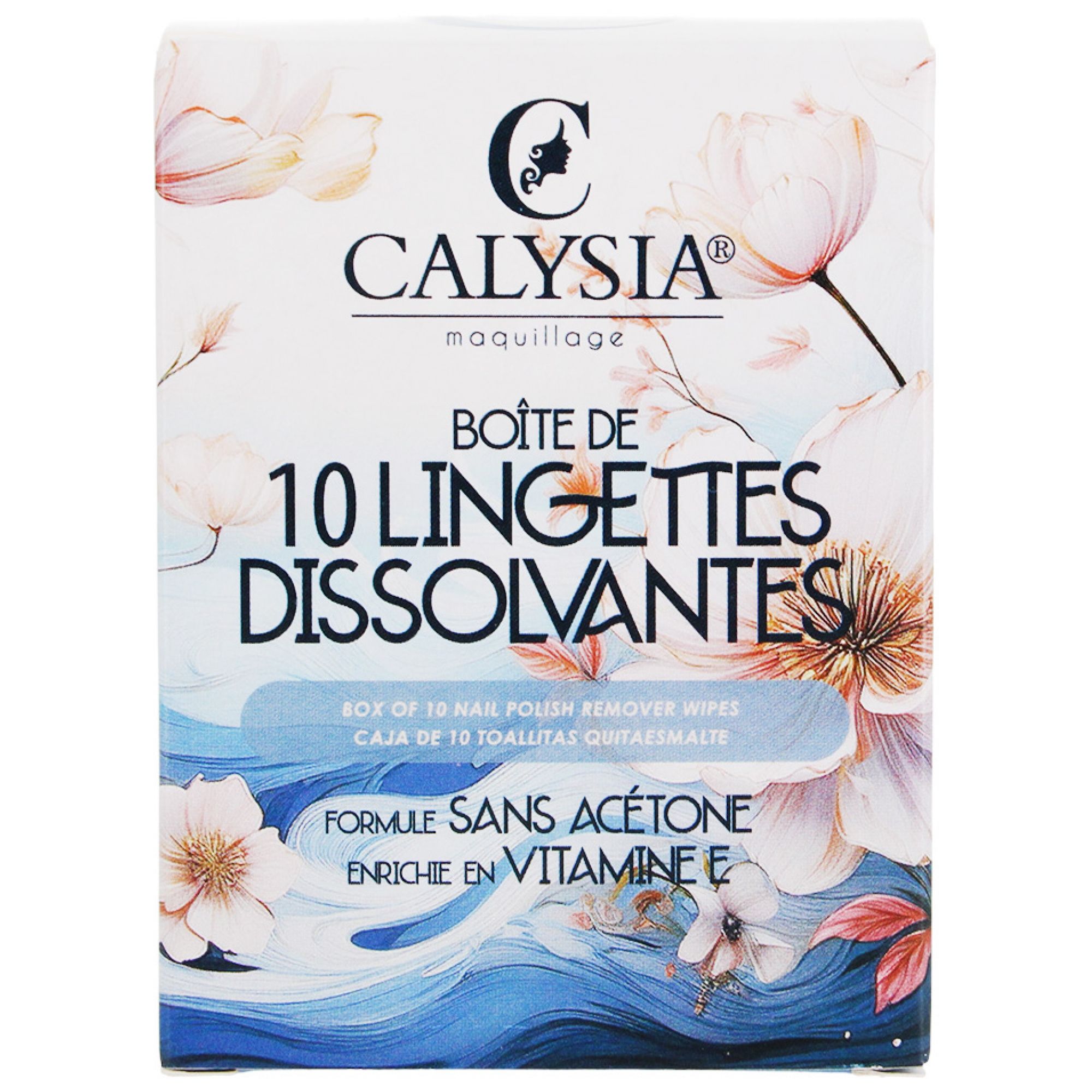 Calysia Schönheits- und Nagelpflege 10 Auflösetücher