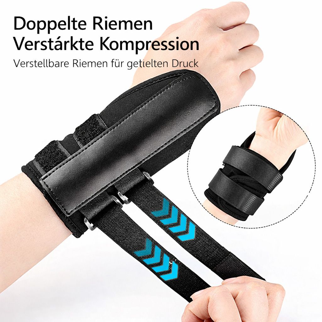 Golf Handgelenkstütze mit Schiene, verstellbare Bandage, atmungsaktiv für Training