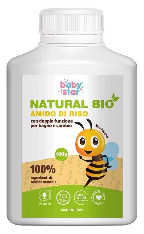Babystar Naturbelassener Bio-Reisstärke 180 G Babystar