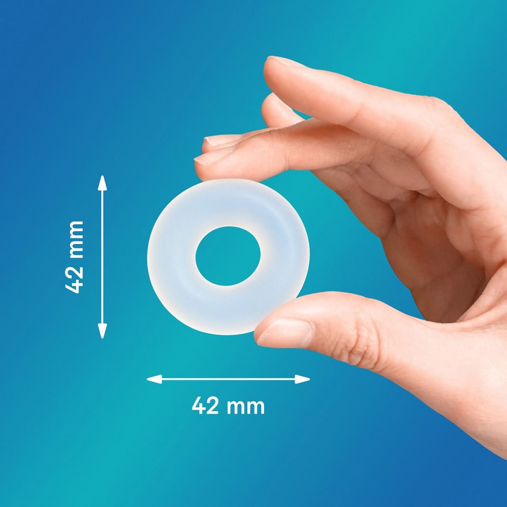 Durex Pleasure Ring Verpackung mit Ring-Abbildung und Produktinformationen.