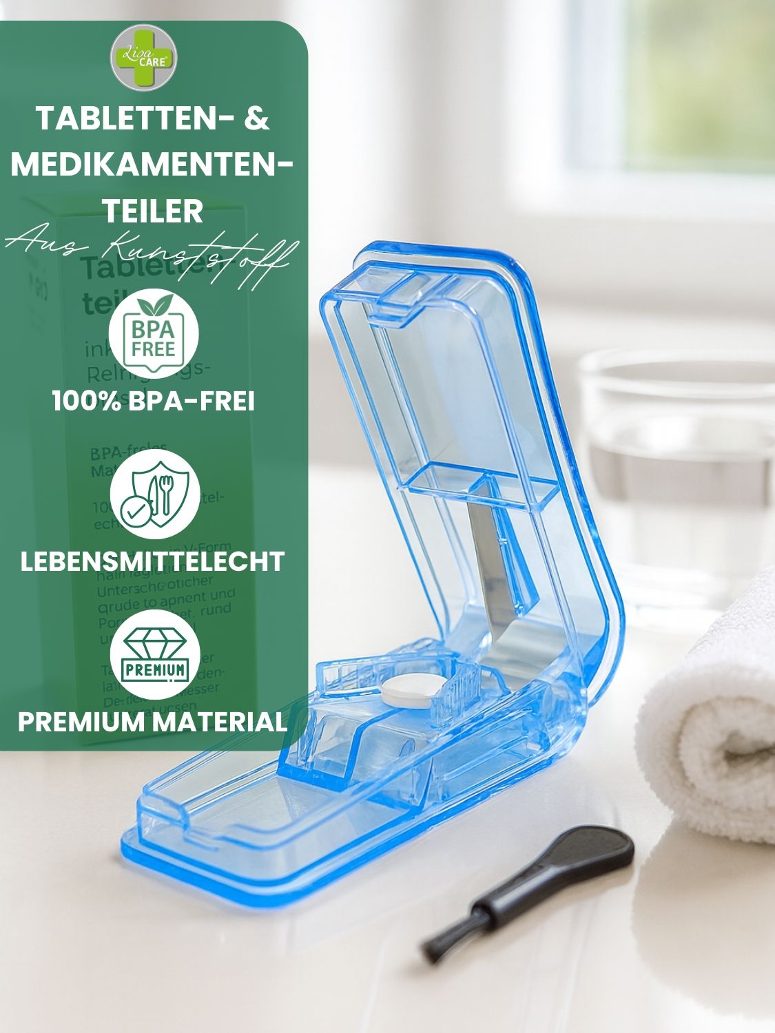 LisaCare Tablettenschneider - Pill Cutter