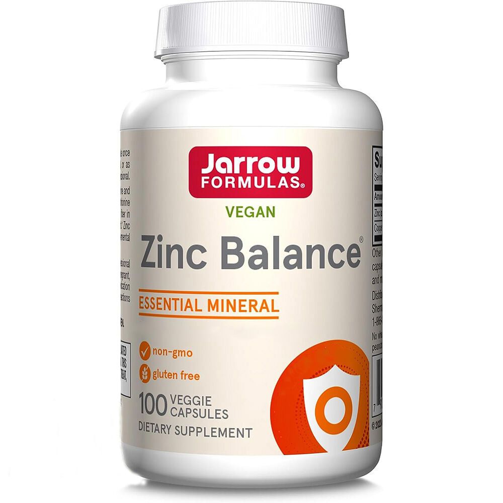 Jarrow Formulas, Zinc Balance, vegane Kapseln, 15mg Zink & 1mg Kupfer je Dosis 100 St
