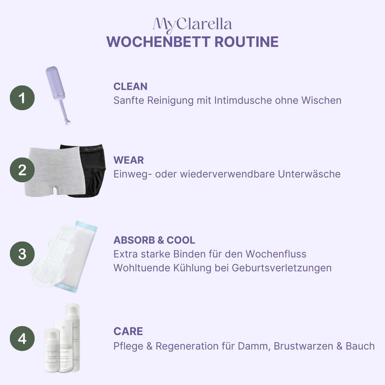 MyClarella® Wochenbett-Binde mit Hamamelis
