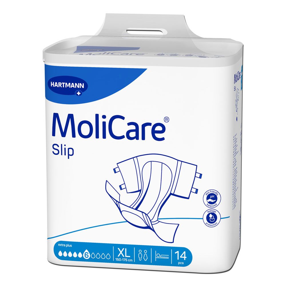 Hartmann MoliCare® Slip extra plus 6 Tropfen XL (1x14 Stück) 1 St Inkontinenzslip