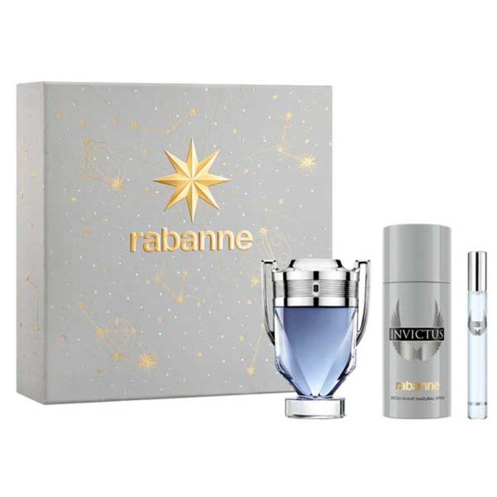 Paco Rabanne Invictus Edt  Packung mit Geschenk