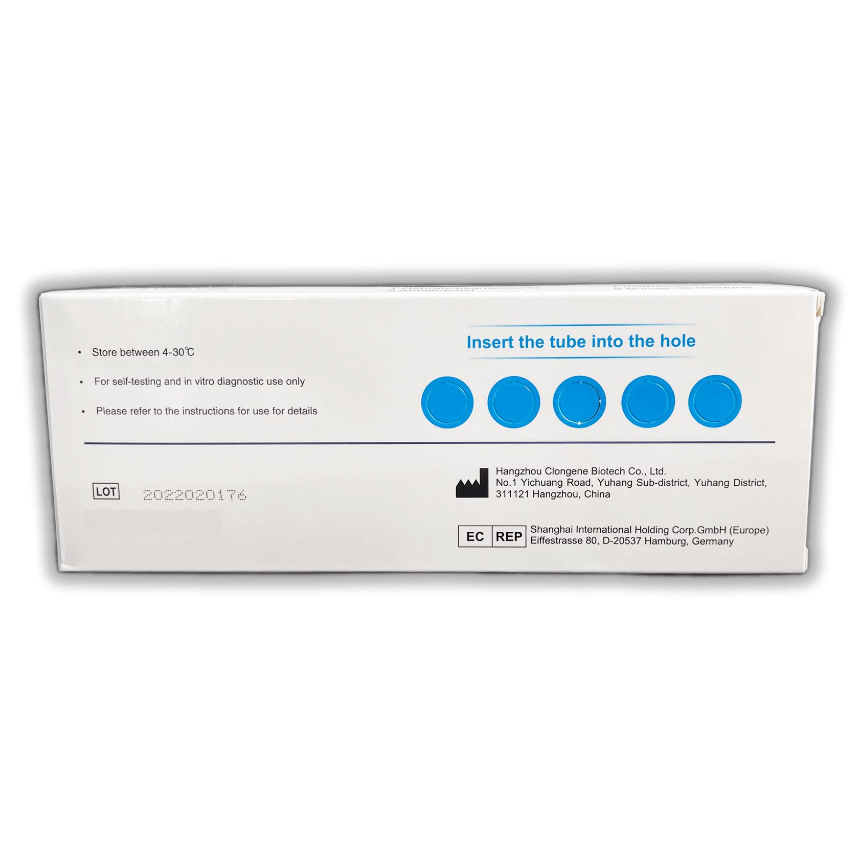 Clungene® Laien Antigen Test - Covid-19 Schnelltest (Nasal Swab) CE 1434 (5 Stück) 5 St Kombipackung