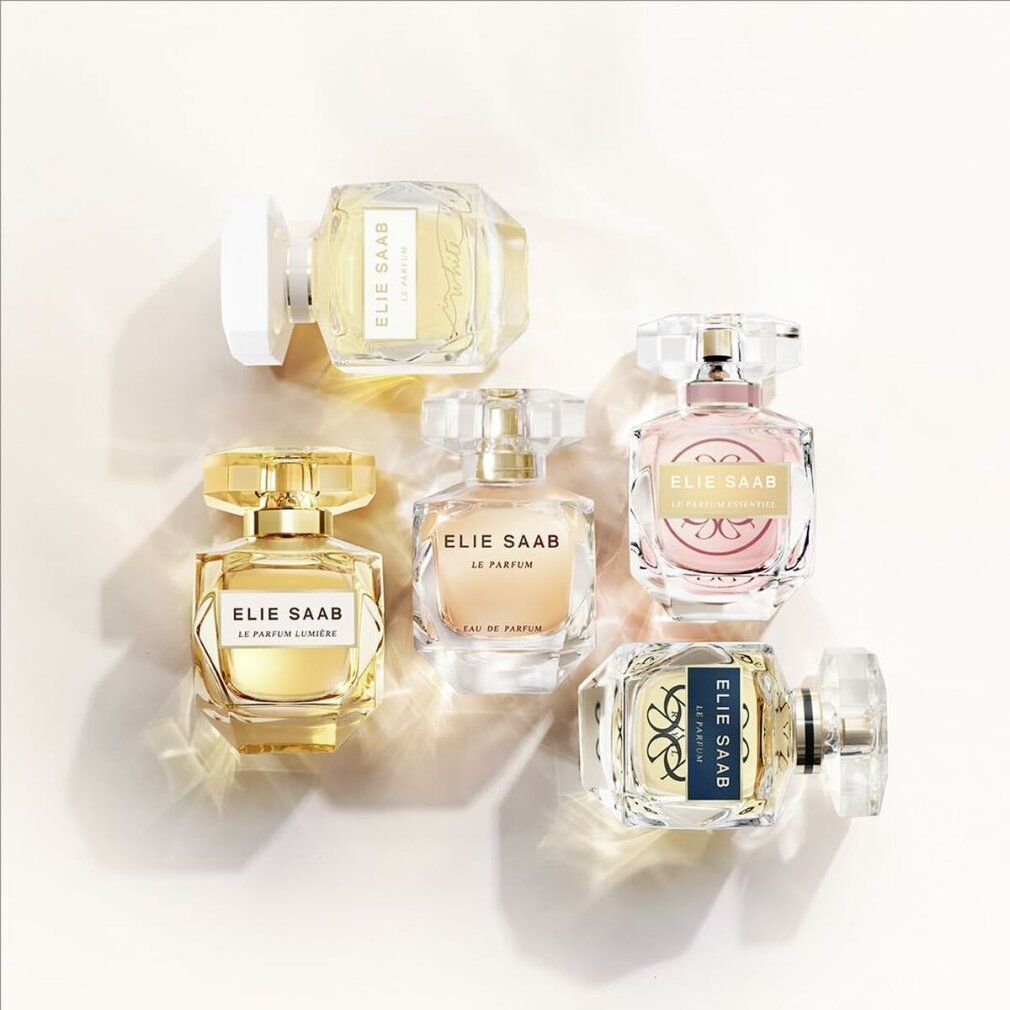 Mehrere Flakons Elie Saab Parfums, darunter Le Parfum Bridal.