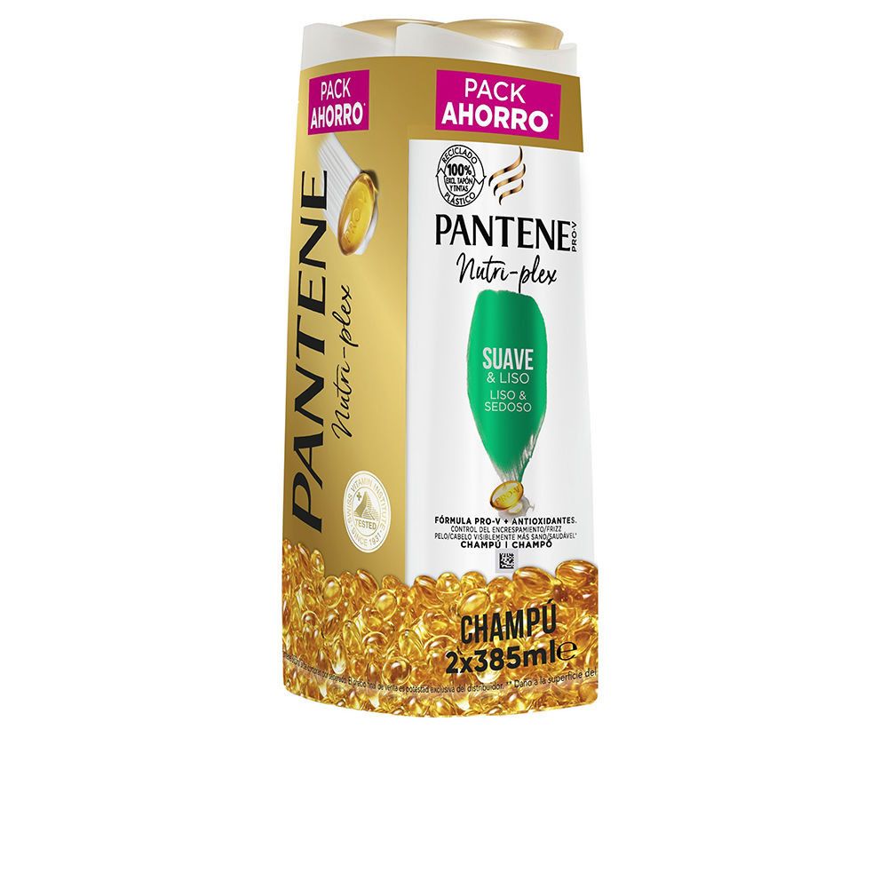 WEICHES UND GLATTES SHAMPOO, LOT 2 x 385 ml