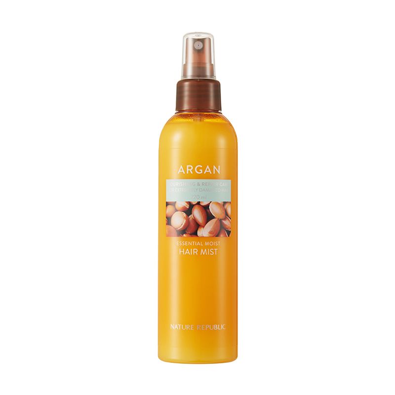 NATURE REPUBLIC - Argan Essential Moist Hair Mist – Feuchtigkeitsspendendes Haarnebel mit Arganöl