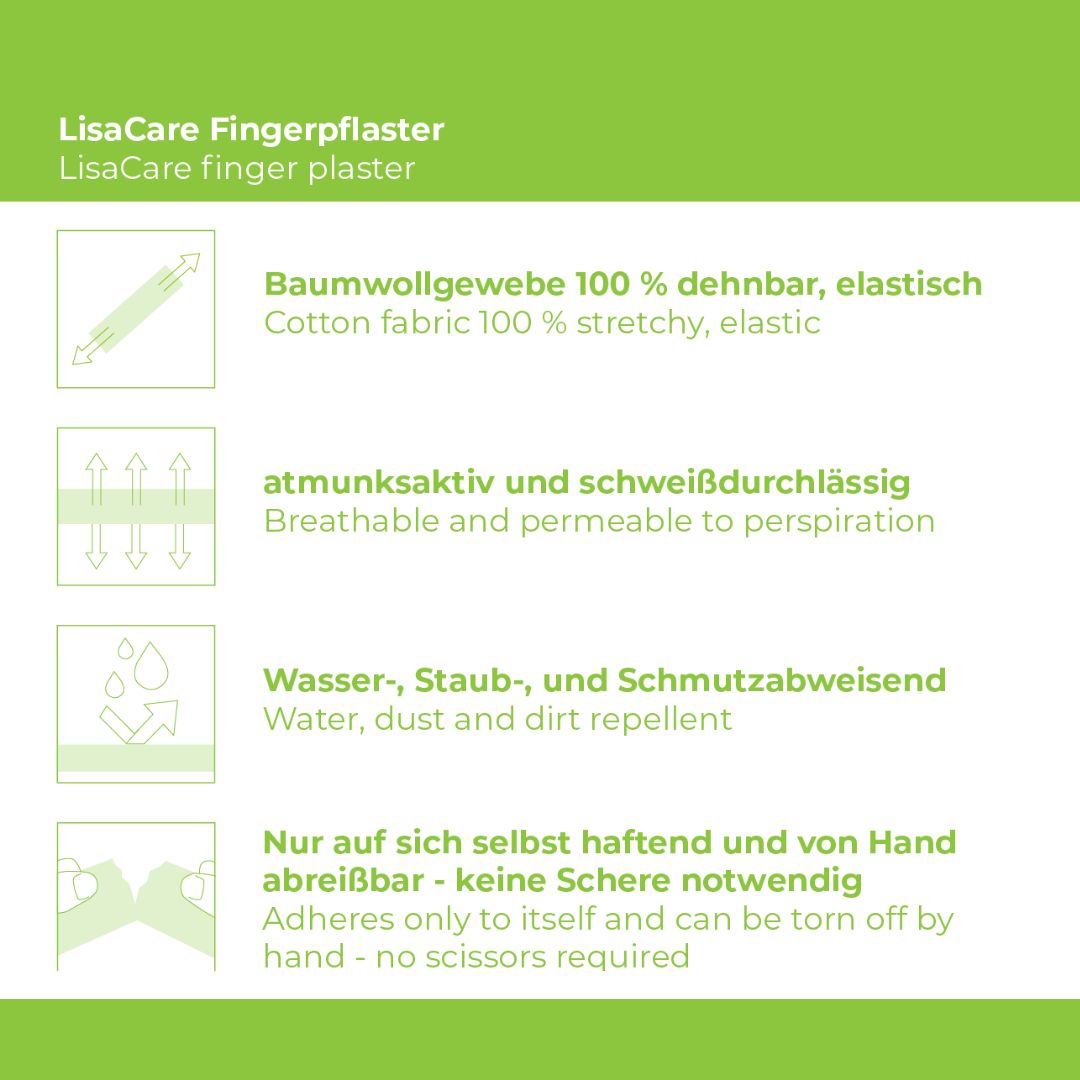 LisaCare selbstklebender Verband - Fußball Grün - 5cm x 4,5cm
