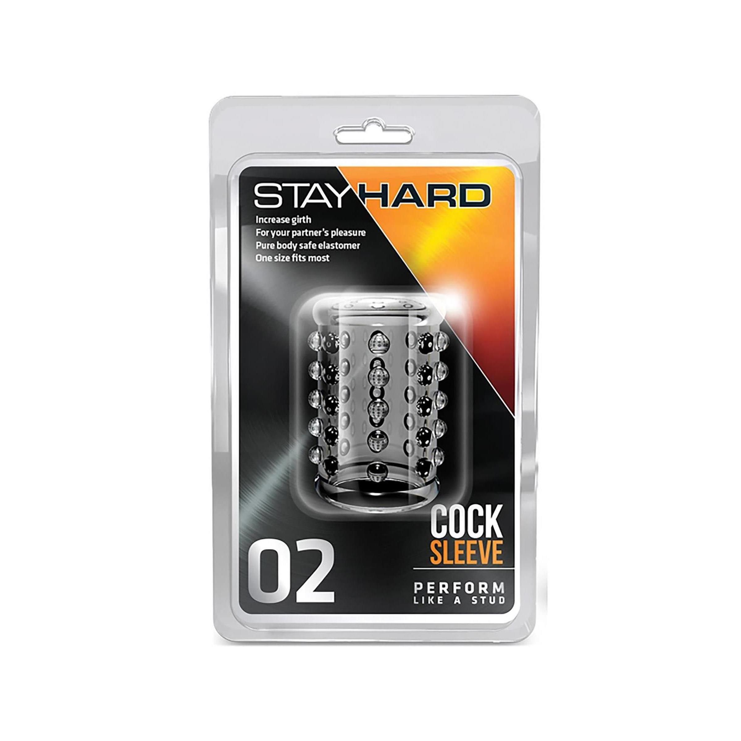 Blush - STAY HARD COCK SLEEVE 02 CLEAR