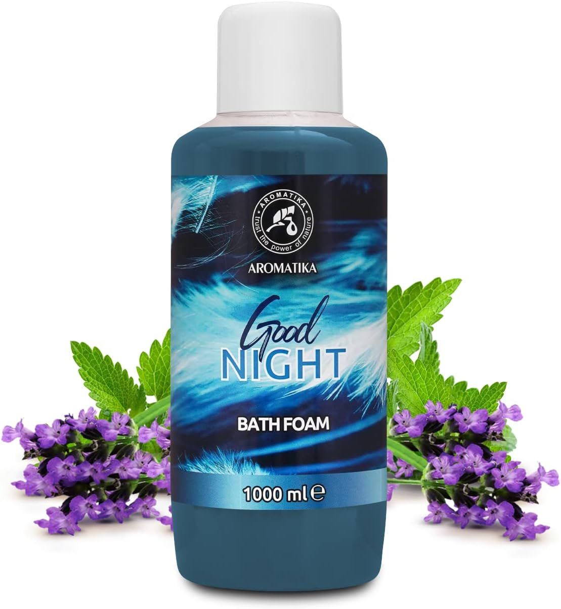 AROMATIKA  Badeschaum Gute Nacht mit Ätherischem Lavendelöl