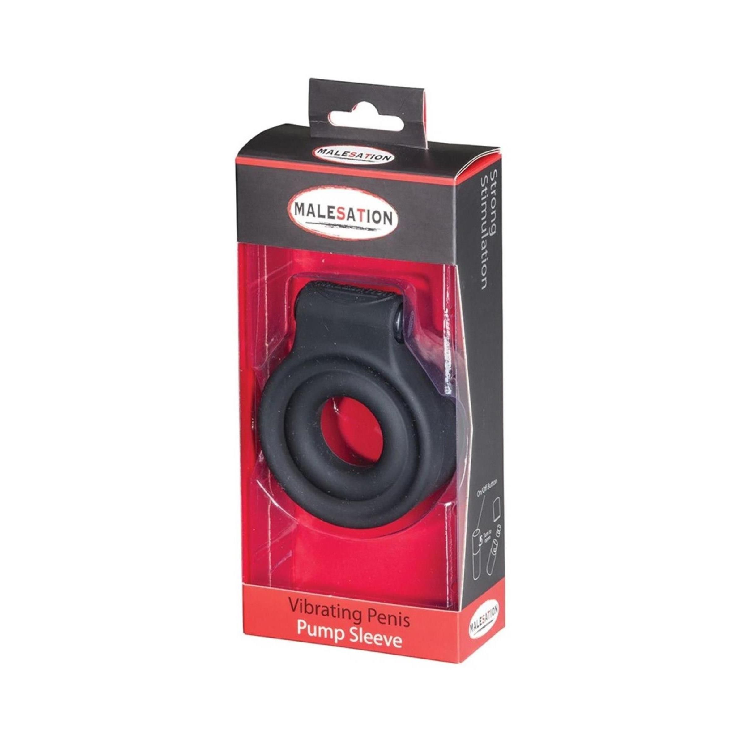 MALESATION Vibrating Penis Pump Sleeve