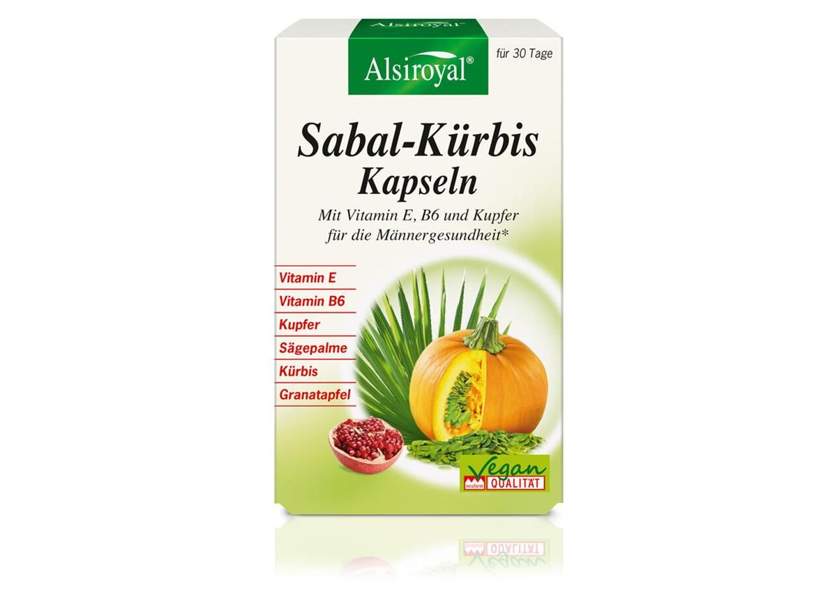 Alsiroyal Sabal-Kürbis-Kapseln 90Stück