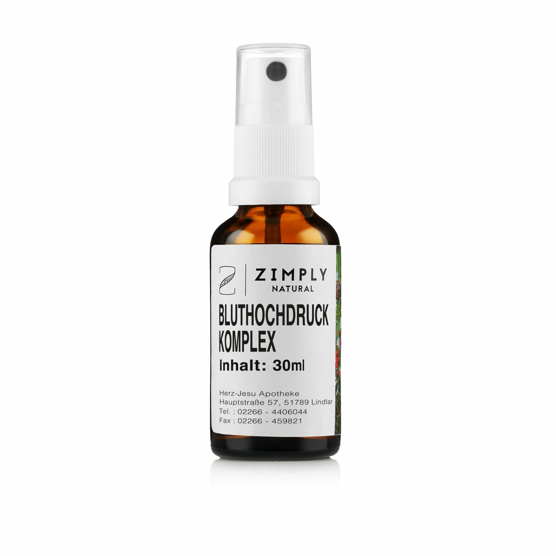 ZIMPLY NATURAL Bluthochdruck Komplex Spray