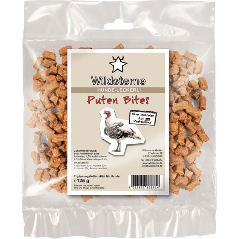 Wildsterne Bites Pute 125 g