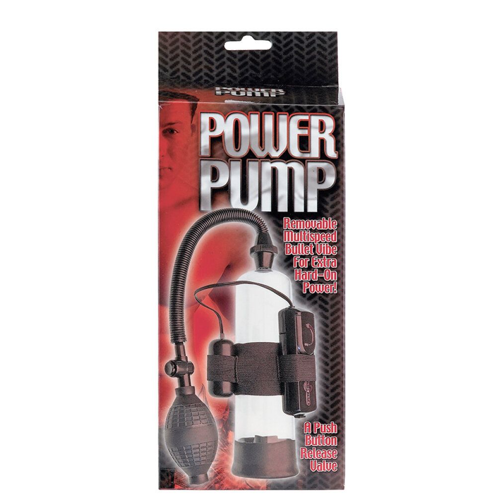 Penispumpe "Powerpump" mit Vibration | Effektives Potenz-Training | Seven Creations